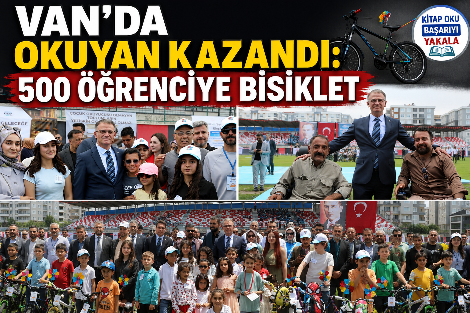 Van’da Okuyan Kazandı: 500 Öğrenciye Bisiklet 1 1000248399