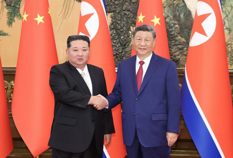 Çin Devlet Başkanı Şi Cinping İle Kuzey Kore Lideri Kim Jong Un Pyongyang’da Bir Araya Geldi 1 CIN DEVLET BASKANI SI KORE LIDERI KIM J 1351897 401413